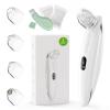 Facial Pore Blackhead Remover Vacuum Blackhead Extractor Face Scraper Cleansing Tool Sucker Rechargeable Pore Cleaner Kit for Women Men with 6 Adjustable Suction Levels, 4 Probes (White) view 1
