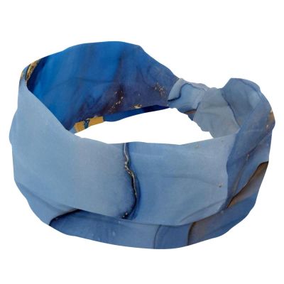1 Pack Art Marble-1386 Elastic Soft Fabric Non-Slip Women's Fashion Headbands - Soft, Wide, and Stylish for All Occasions