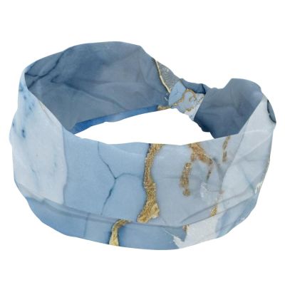 1 Pack Headbands for Women Non Slip Elastic Sports Hair Bands for Women, Soft Cloth Headband for Workout Yoga Fashion Hair Accessories,Art Marble-1388