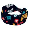 1 Pack Art Game Controller-1074 Elastic Soft Fabric Non-Slip Women's Fashion Headbands - Soft, Wide, and Stylish for All Occasions view 1
