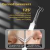WSYUB Professional Blackhead Tweezers, Blackhead Remover Tools,Ingrown Hair Removal Kit view 3