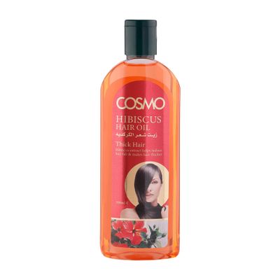 CD COSMO DESIGNS Hibiscus Hair Oil 300ml | 10.1 Fl. Oz, Hibiscus Extracts, Healthy, Soft & Shiny Hair, Non Greasy Formula, Deeply Moisturizing, For Men & Women, For All Hair Types
