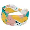 1 Pack Abstract Art-198 Elastic Soft Fabric Non-Slip Women's Fashion Headbands - Soft, Wide, and Stylish for All Occasions view 1