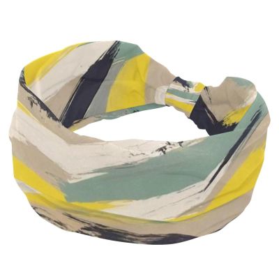 1 Pack Abstract Art-204 Elastic Soft Fabric Non-Slip Women's Fashion Headbands - Soft, Wide, and Stylish for All Occasions