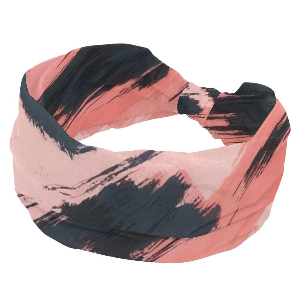 1 Pack Abstract Art-186 Elastic Soft Fabric Non-Slip Women's Fashion Headbands - Soft, Wide, and Stylish for All Occasions