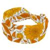 1 Pack Headbands for Women Non Slip Elastic Sports Hair Bands for Women, Soft Cloth Headband for Workout Yoga Fashion Hair Accessories,Yellow Sunflower-263 view 1