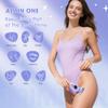 Karrte 5-in-1 Electric Razor for Women's Pubic Hair, Painless Body Shaver and Facial Epilator, Hair Removal for Face, Bikini Trimmer for Women's Private Area Purple view 3