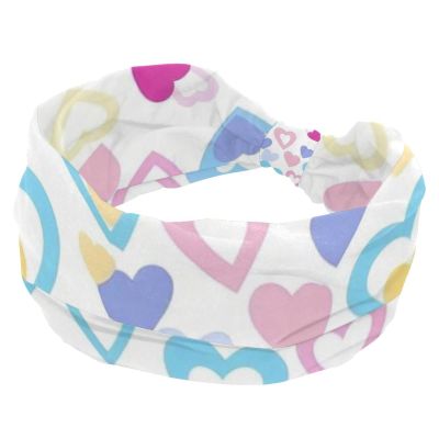 1 Pack Headbands for Women Non Slip Elastic Sports Hair Bands for Women, Soft Cloth Headband for Workout Yoga Fashion Hair Accessories,Art Love-1733