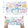 1 Pack Headbands for Women Non Slip Elastic Sports Hair Bands for Women, Soft Cloth Headband for Workout Yoga Fashion Hair Accessories,Art Love-1733 view 3