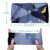 1 Pack Art Marble-1425 Elastic Soft Fabric Non-Slip Women's Fashion Headbands - Soft, Wide, and Stylish for All Occasions view 3