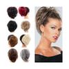 Hair Bun Women's Synthetic Hair Scrunchie Hair Bun Chignon Elastic Band Straight Ponytail Hairpiece Scrunchies(Q20-18T10) view 1