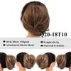 Hair Bun Women's Synthetic Hair Scrunchie Hair Bun Chignon Elastic Band Straight Ponytail Hairpiece Scrunchies(Q20-18T10) view 2
