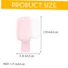 Didiseaon Double Sided Silicone Facial Cleansing Brush for Women Face Scrubber Exfoliator Gentle Skin Care Tool for Deep Cleaning Makeup Removal and Improved Circulation Pink Face Wash Brush view 2