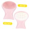 Didiseaon Double Sided Silicone Facial Cleansing Brush for Women Face Scrubber Exfoliator Gentle Skin Care Tool for Deep Cleaning Makeup Removal and Improved Circulation Pink Face Wash Brush view 4