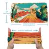 1 Pack Wide Headbands For Women Elastic Headband Colorful Landscape-817 Head Bands Women's Hair Band Turban Workout Soft Sweat Hairband Accessories view 3