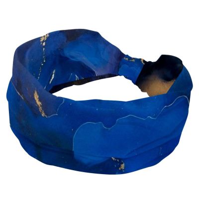 1 Pack Headbands for Women Non Slip Elastic Sports Hair Bands for Women, Soft Cloth Headband for Workout Yoga Fashion Hair Accessories,Art Marble-1412