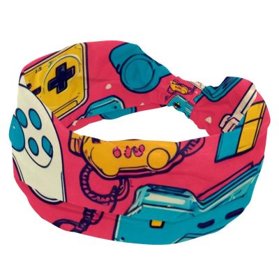 1 Pack Art Game Controller-1098 Elastic Soft Fabric Non-Slip Women's Fashion Headbands - Soft, Wide, and Stylish for All Occasions