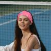 1 Pack Headbands for Women Non Slip Elastic Sports Hair Bands for Women, Soft Cloth Headband for Workout Yoga Fashion Hair Accessories,Art Love-1724 view 2