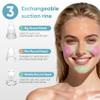 Facial Pore Blackhead Remover Vacuum - Facial Pore Cleaner with 3 Adjustable Suction Levels, 3 Probes, USB Charging Interface - Blackhead Extractor Tools for Women & Men (White) view 4