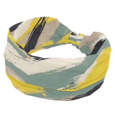 1 Pack Abstract Art-207 Elastic Soft Fabric Non-Slip Women's Fashion Headbands - Soft, Wide, and Stylish for All Occasions