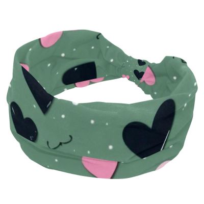 1 Pack Art Love-1737 Elastic Soft Fabric Non-Slip Women's Fashion Headbands - Soft, Wide, and Stylish for All Occasions