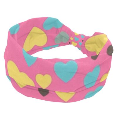 1 Pack Wide Headbands For Women Elastic Headband Art Love-1804 Head Bands Women's Hair Band Turban Workout Soft Sweat Hairband Accessories