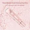 ANFOOS Women's Electric Shaver Bikini Trimmer for Women Razors 2-in-1 Dual Head Design IPX7 Waterproof Wet & Dry Use Body Groomer Hair Trimmer Remover for Facial Underarm Arm Face Leg Bikini (Pink) view 3
