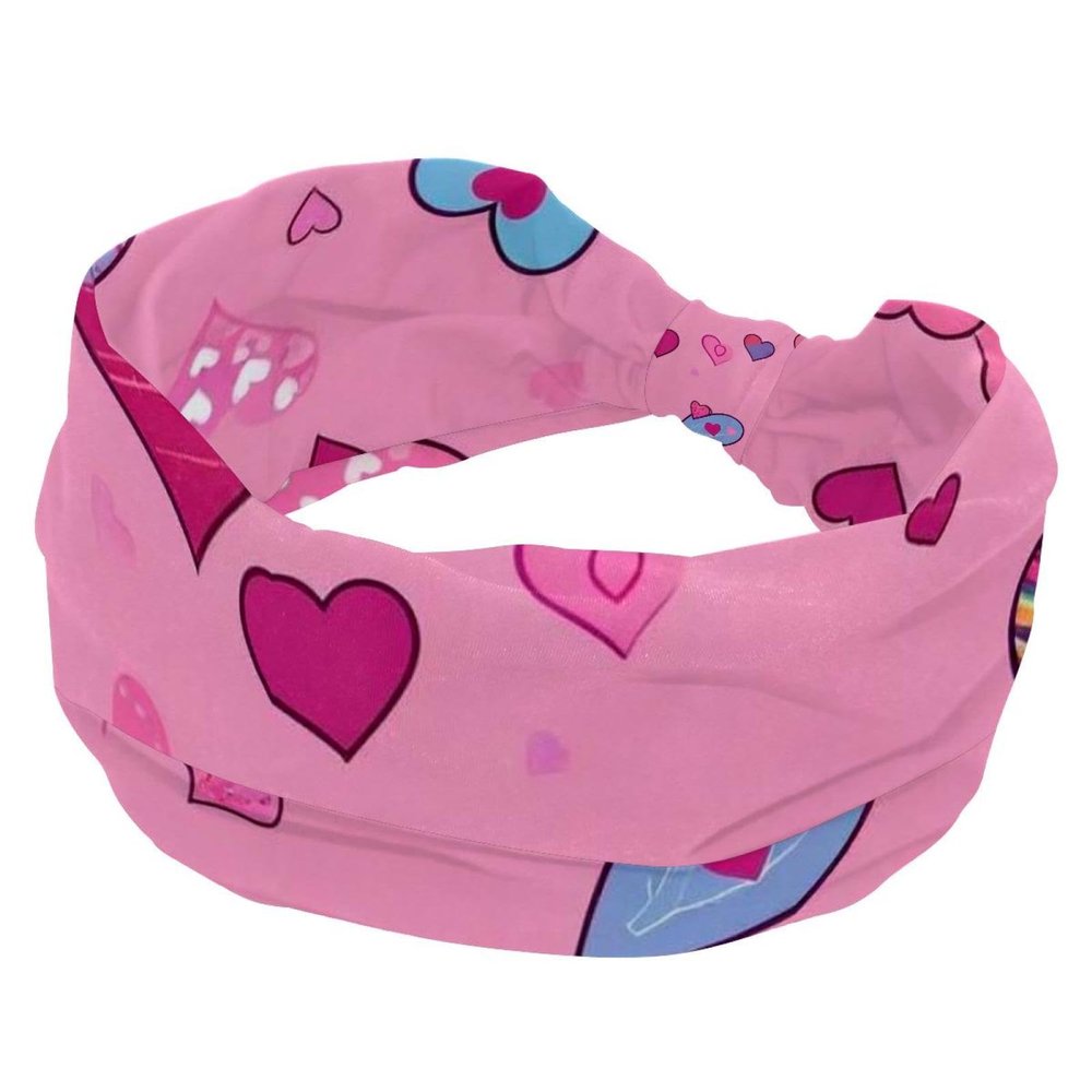 1 Pack Art Love-1809 Elastic Soft Fabric Non-Slip Women's Fashion Headbands - Soft, Wide, and Stylish for All Occasions