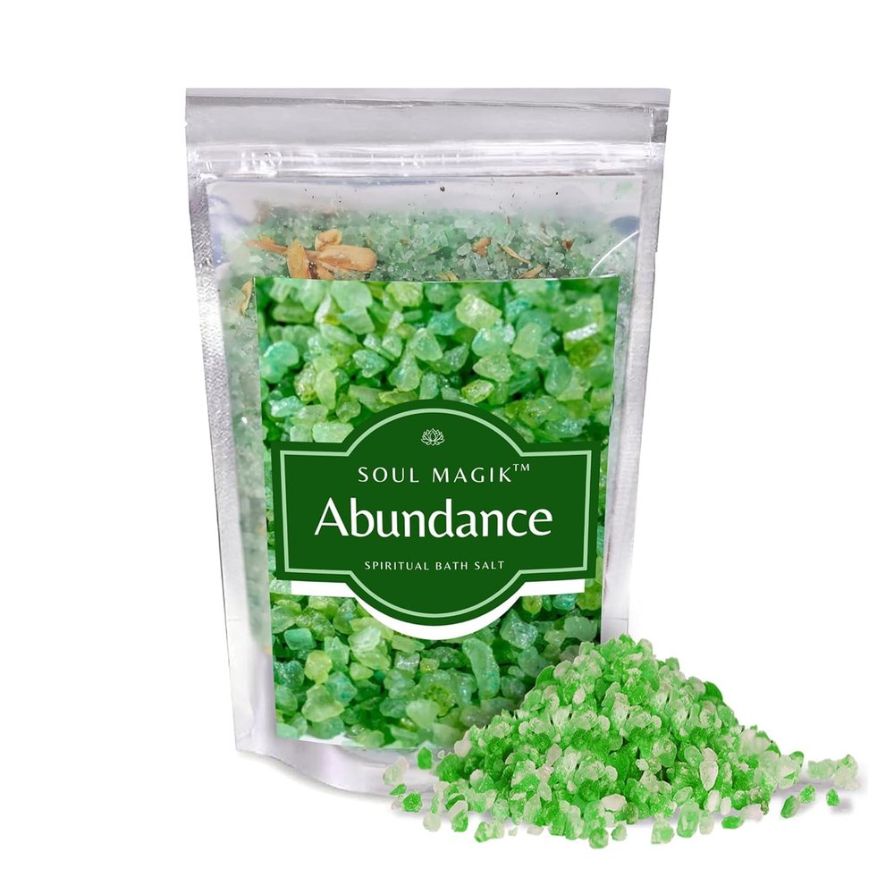 Pure & Natural Abundance Spiritual Bath Salt | 200g | Invite Prosperity and Blessings