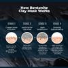 Alicemera DualZone Bentonite Clay Mask for Men  Face & Under-Beard Pore Cleanser with Volcanic Soil, Tea Tree & Niacinamide  Oil Control & Hydrating Facial Mask  8.8 oz view 4