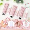 Dansib 24 Sets Christmas Pink Nutcracker Hand Cream and Candy Lip Balm Gift Christmas Party Favors Travel Size Hand Lotion and Lip Balm Bulk Wedding Bridal Baby Shower Party Supplies for Guest view 3