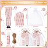 Dansib 24 Sets Christmas Pink Nutcracker Hand Cream and Candy Lip Balm Gift Christmas Party Favors Travel Size Hand Lotion and Lip Balm Bulk Wedding Bridal Baby Shower Party Supplies for Guest view 4