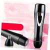 Didiseaon Women's Electric Epilator and Nose Trimmer Shaver Black Cutter for Painless Hair Removal Dry and Wet Use USB Rechargeable view 3
