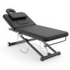 Olela 32" Electric Heavy Duty Massage Table, Electric Esthetician Bed with Electric Lift & Manual Backrest, Treatment Table with Metal X Frame, PU Leather for Spa, Beauty, Tattoo view 1