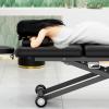 Olela 32" Electric Heavy Duty Massage Table, Electric Esthetician Bed with Electric Lift & Manual Backrest, Treatment Table with Metal X Frame, PU Leather for Spa, Beauty, Tattoo view 3