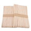 Ymiko 100pcs Wax Stick Wooden Applicator Portable Disposable Hair Removal Sticks Brows Wood Body Small Areas Waxing Stick view 1