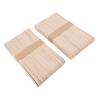 Ymiko 100pcs Wax Stick Wooden Applicator Portable Disposable Hair Removal Sticks Brows Wood Body Small Areas Waxing Stick view 2