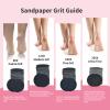 120pcs Replaceable Sandpaper for Electric Foot Callus Remover, 260 Grit Ultra-Fine Sandpaper Refill Discs view 3