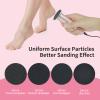120pcs Replaceable Sandpaper for Electric Foot Callus Remover, 260 Grit Ultra-Fine Sandpaper Refill Discs view 4