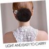 Beaupretty Synthetic Hair Bun Wig Hairpiece with High Temperature Dough Chignon Hair Ring for Women Easy to Style Volume Enhancer for Ponytail Coffee Color view 3
