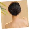 Beaupretty Synthetic Hair Bun Wig Hairpiece with High Temperature Dough Chignon Hair Ring for Women Easy to Style Volume Enhancer for Ponytail Coffee Color view 4