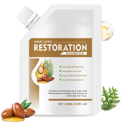Natural Hair Growth Shampoo, Ginseng & Ginger Formula Anti-Hair Fall Shampoo, Oil Control Conditioner to Reduce Hair Loss (100ml/3.38fl.oz) (1)