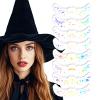 16pcs Freckles Face Tattoo, Waterproof Glitter Tattoos Halloween Themed Sparkle Fake Freckles Stickers for Women Carnival Accessories Concert Party Dance view 1