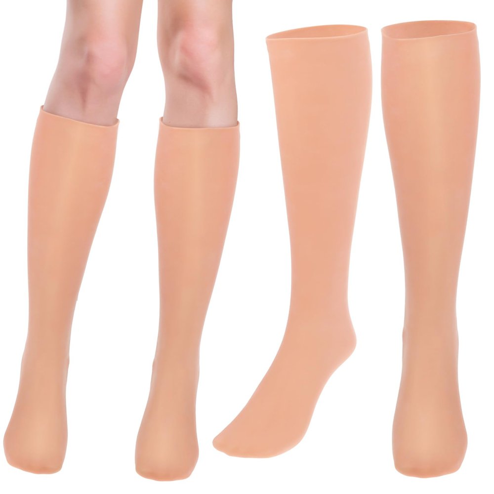 Healeved 1Pair Moisturizing Socks Dry Cracked Foot Moisturizing Cover Long Silicone Socks for Women Girls Dry Cracked Feet