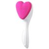 Baluue Manual Silicone Face Cleaning Brush Heart Shaped Facial Cleansing Brush for Women Deep Cleansing Exfoliator for Gentle Skin Care Comfortable Handheld Face Washing Tool view 1