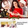 24 Days Beauty Advent Calendars | Lipstick & Eyeshadow, Holiday Calendar Countdown Calendar, Face Care Kit 24 Days, Countdown To Christmas, Beauty Set For Women Girls view 2