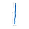 Garneck 20PCS Spiral Hair Curlers Perm Rods for Women and Teens Flexible Small Solid Rods for Long and Hair Heatless Curling Rollers for Waves and Retro Hairstyles Random Color view 2