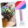 Garneck 20PCS Spiral Hair Curlers Perm Rods for Women and Teens Flexible Small Solid Rods for Long and Hair Heatless Curling Rollers for Waves and Retro Hairstyles Random Color view 3