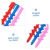 Garneck 20PCS Spiral Hair Curlers Perm Rods for Women and Teens Flexible Small Solid Rods for Long and Hair Heatless Curling Rollers for Waves and Retro Hairstyles Random Color view 4