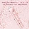 Zquwopk Bikini Trimmer, Portable Women Shaver Tool, Double Head Detachable Razors, Wet and Dry, for Facial Face Lip Chin Underarm Legs view 3